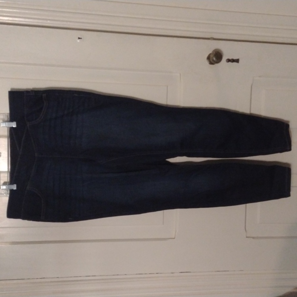 Darkwash Pull-On Jeans